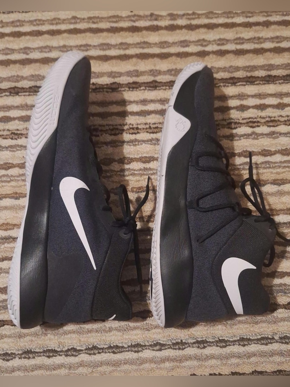 Nike Air KD 10 Shoes Men's Size 12 Kevin Durant Black Sneaker 897815-005 Un-used